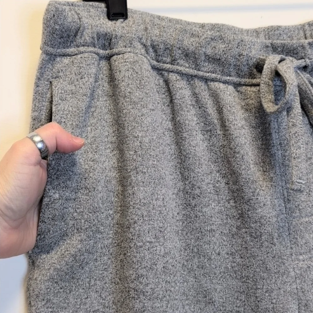 Eddie Bauer Men’s Gray Lounge Sweatpants XL Drawstring Cozy Knit